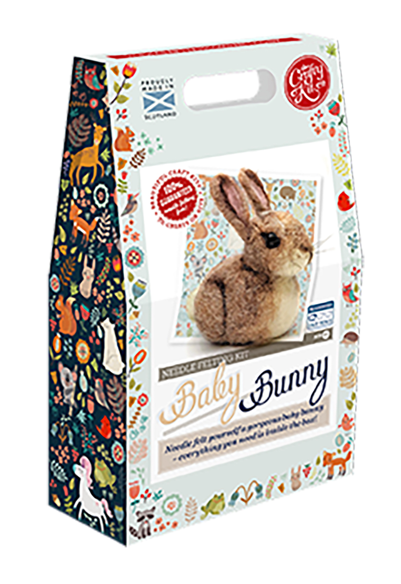 Baby Bunny Needle Felting Craft Kit