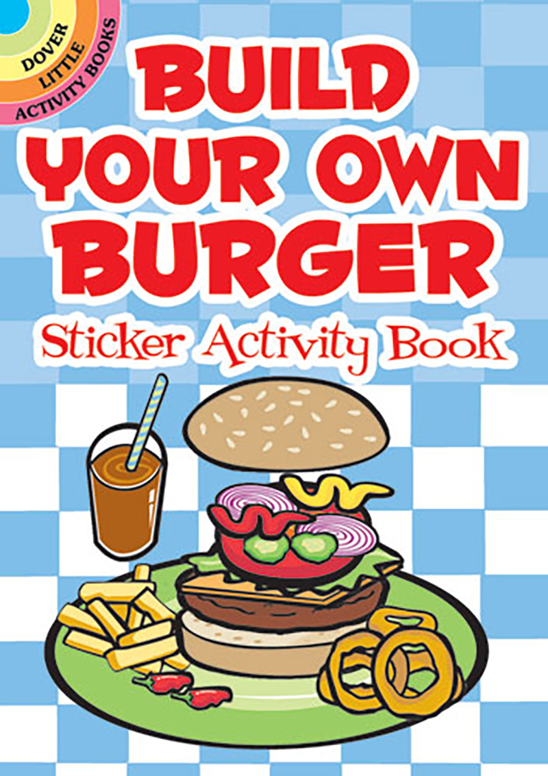 Build Your Own Burger Sticker Activity Book