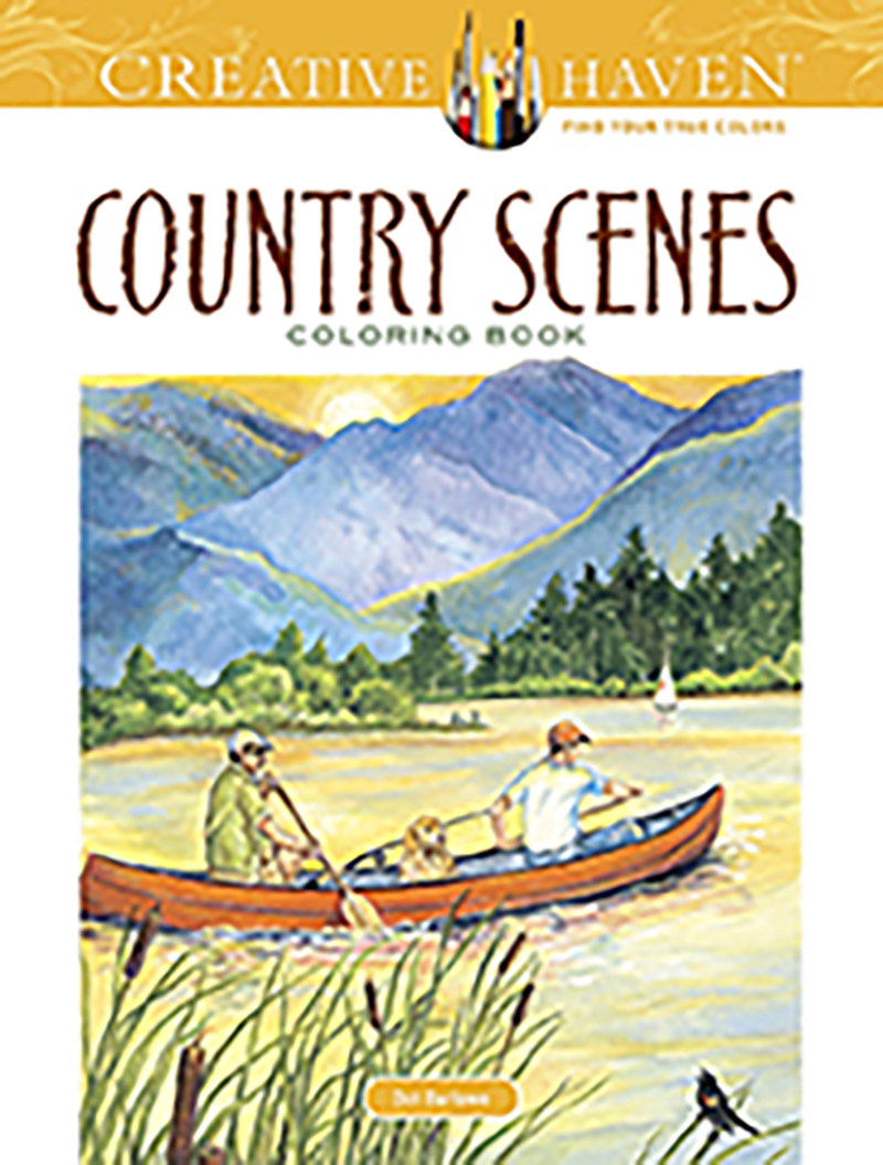 Creative Haven Country Scenes Coloring Book