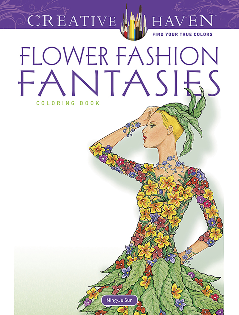 Creative Haven Flower Fashion Fantasies