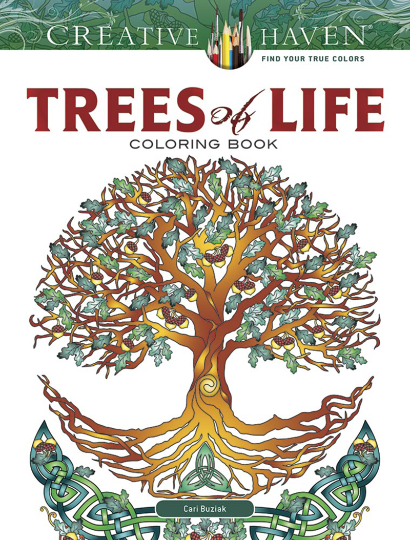 Creative Haven Trees of Life Coloring Book