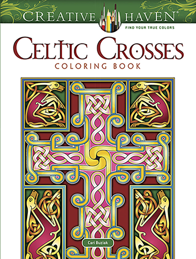 Creative Haven Celtic Crosses Coloring Book