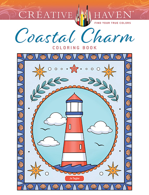Creative Haven Coastal Charm Coloring Book