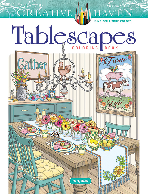 Creative Haven Tablescapes Coloring Book