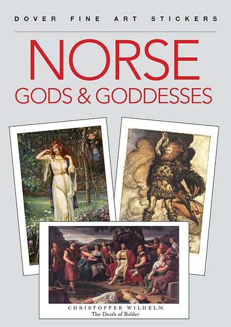 Dover Fine Art Stickers: Norse Gods & Goddesses