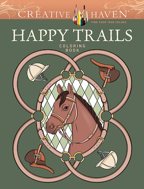 Creative Haven Happy Trails Coloring Book