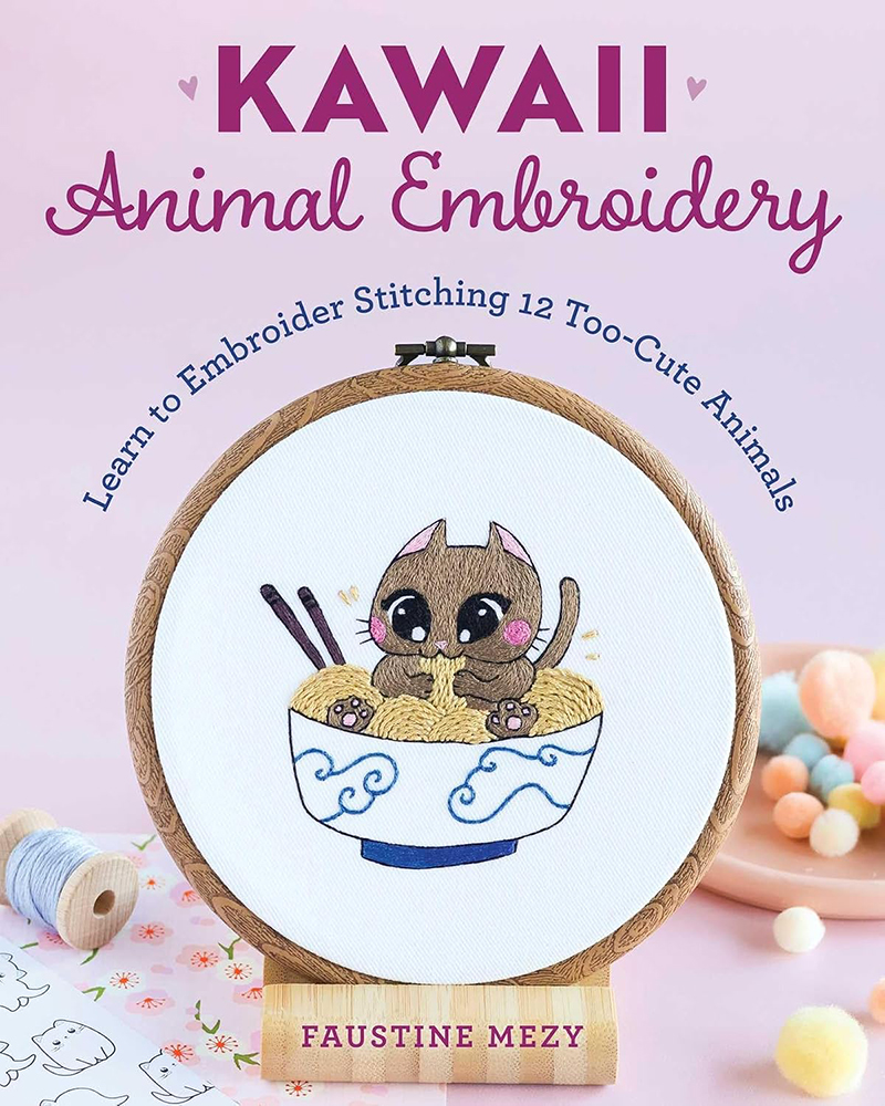 Kawaii Animal Embroidery