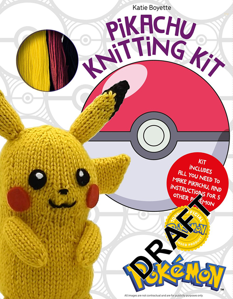 Pokémon Knitting Pikachu Kit