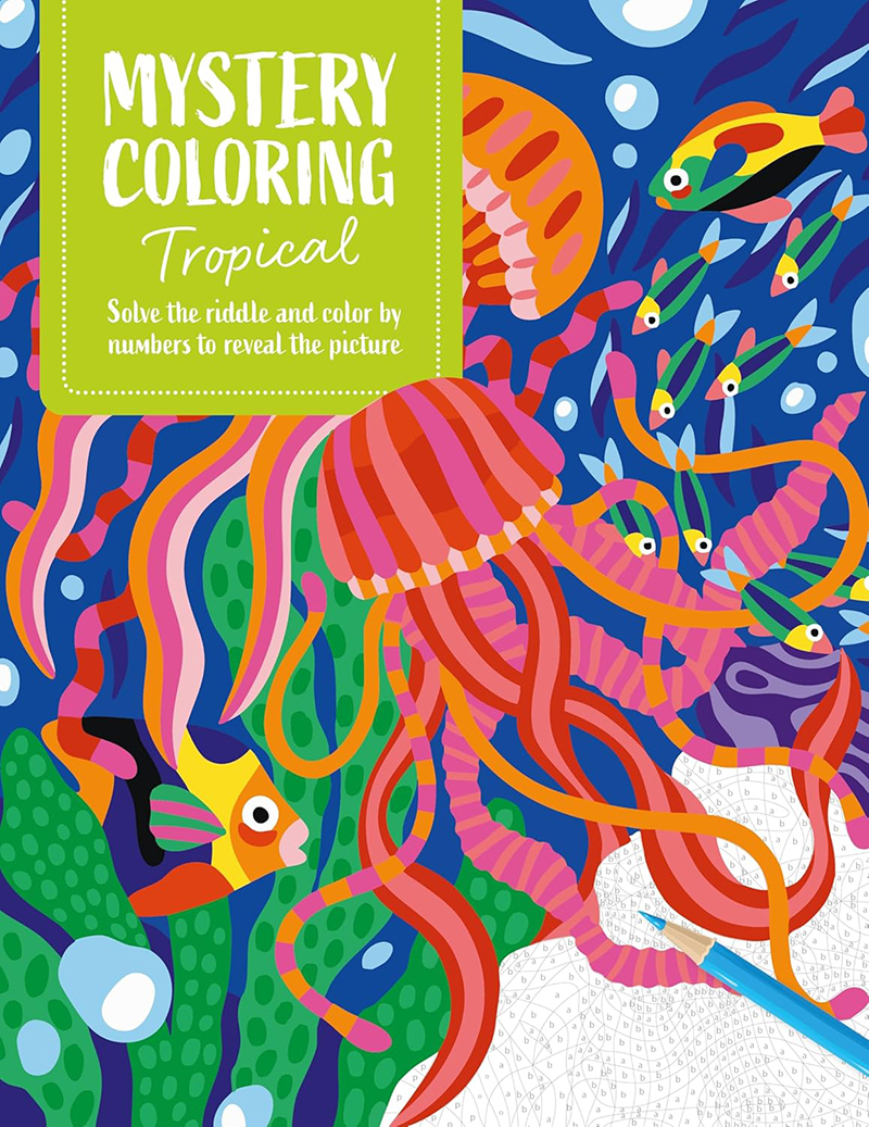 Mystery Coloring Tropical