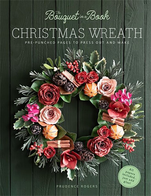 The Bouquet in a Book Christmas Wreath