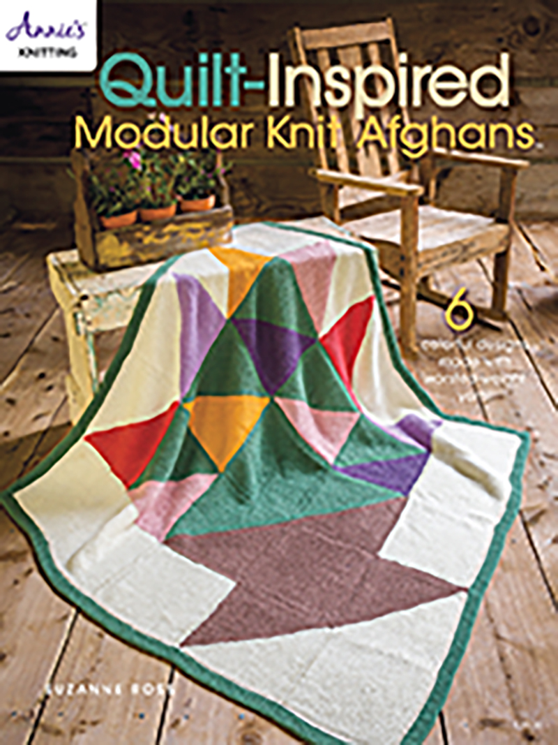 Quilt Inspired Modular Knit Afghans