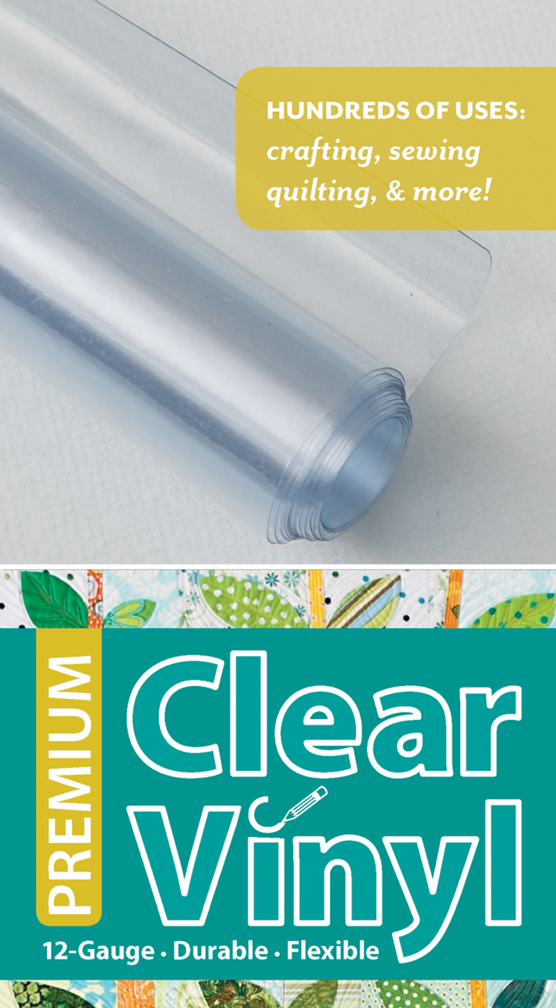 Premium Clear Vinyl 16" x 1½ Yard Roll