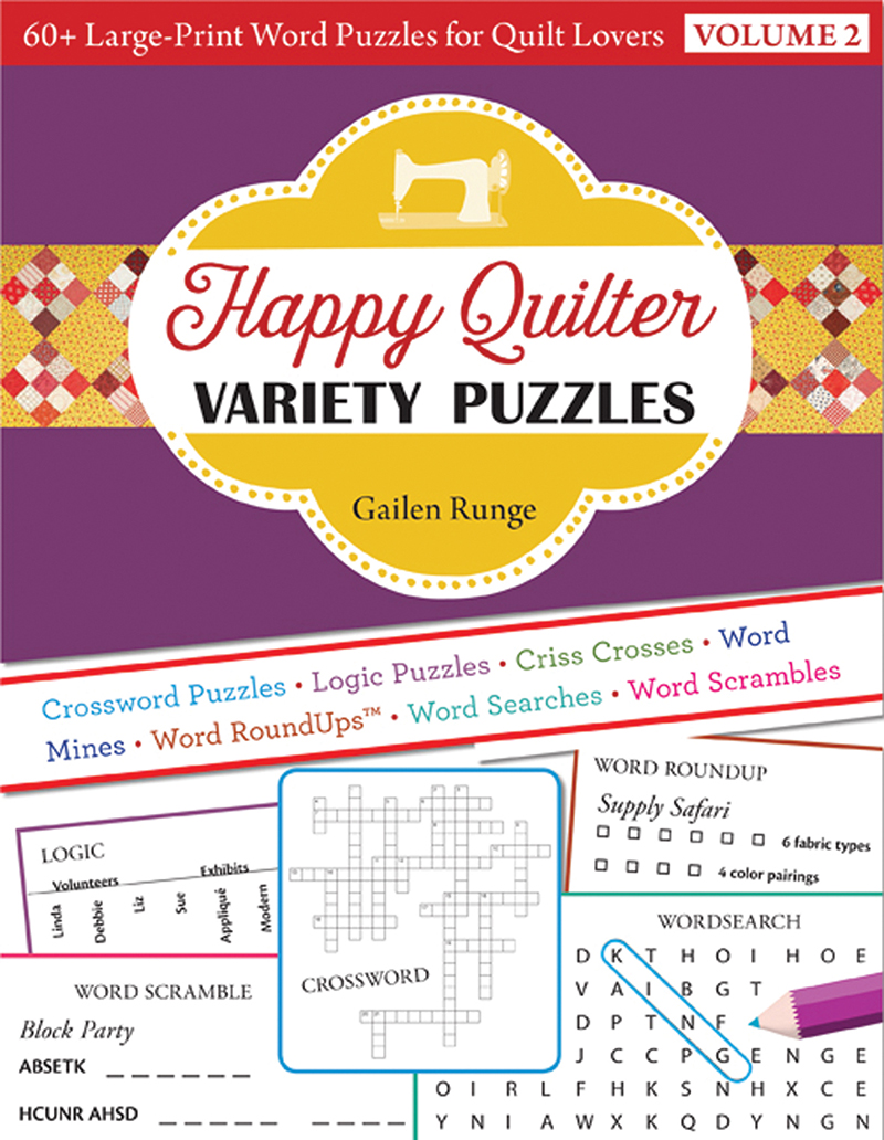 Happy Quilter Variety Puzzles - Volume 2