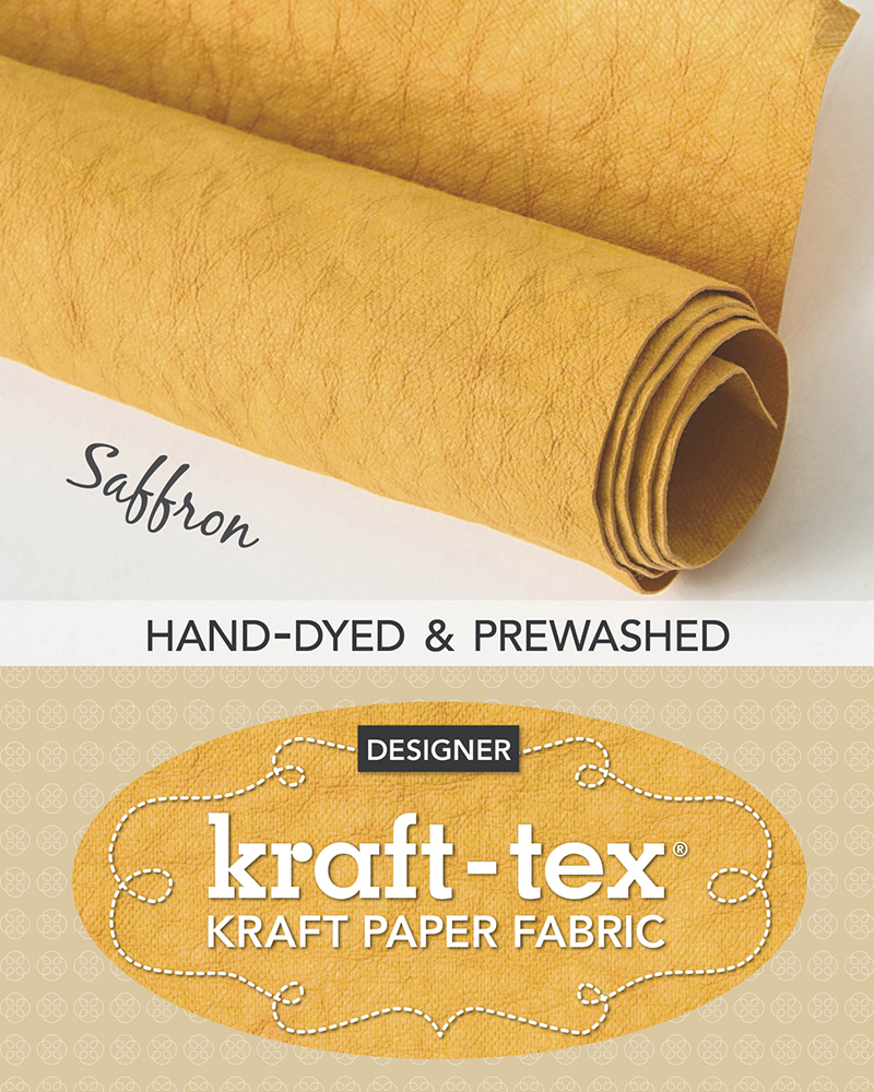 kraft-tex® Roll Saffron Hand-Dyed & Prewashed
