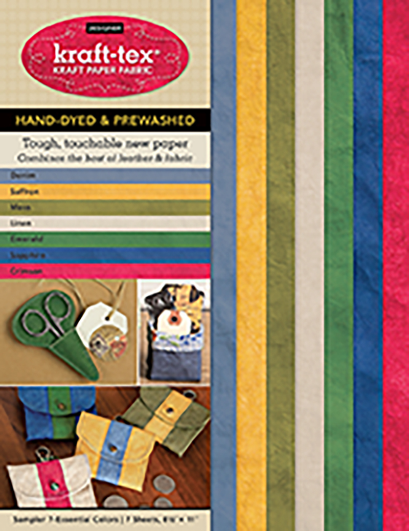 kraft-tex® Designer 7 Essential Colours Sampler Pack, Hand-dyed & Prewashed