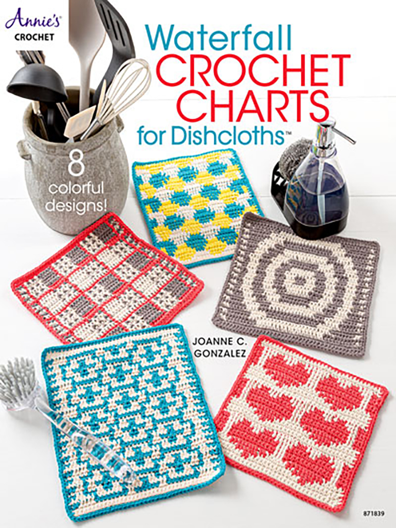 Waterfall Crochet Charts for Dishcloths