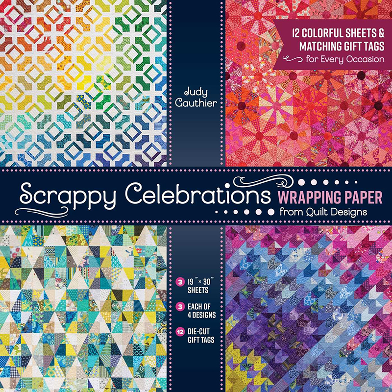 Scrappy Celebrations Wrapping Paper from Quilt Designs