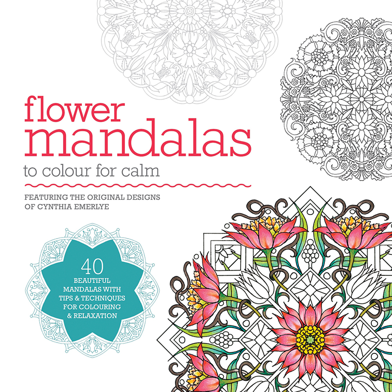 Flower Mandalas to Colour for Calm