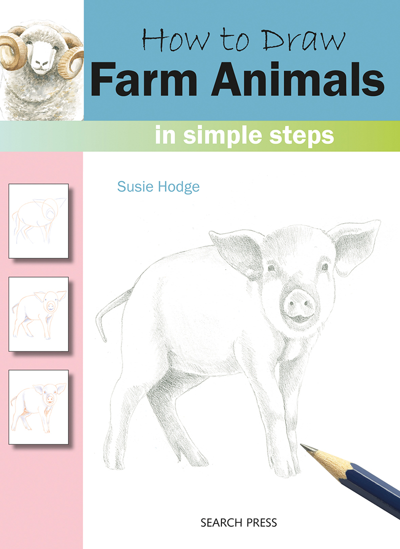 Search Press | How to Draw: Farm Animals by Susie Hodge