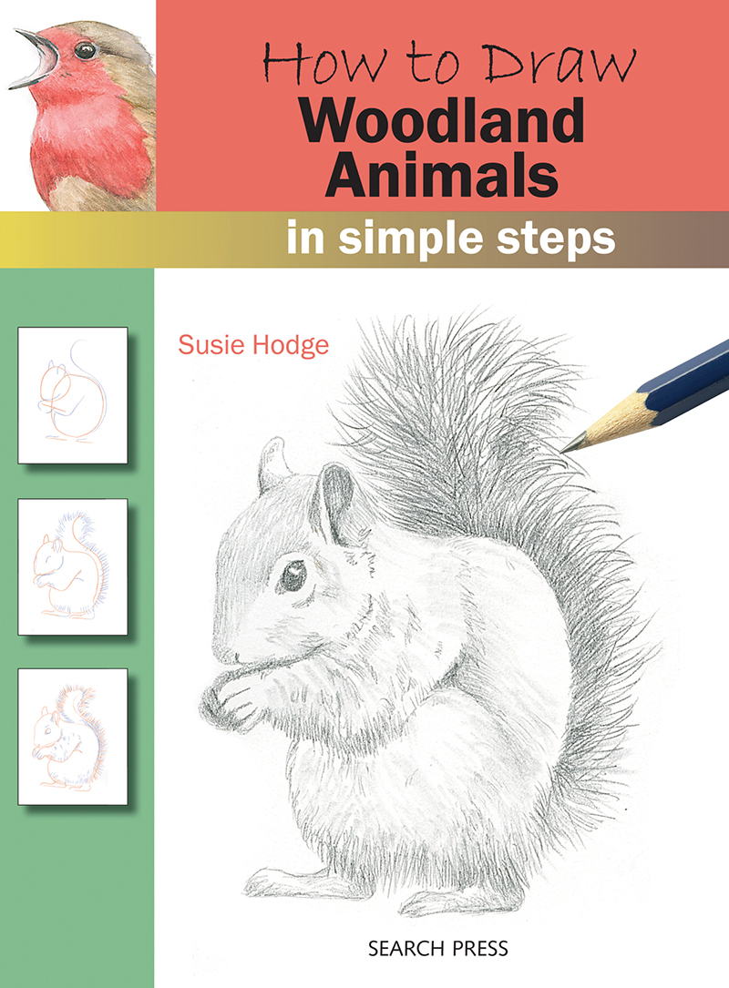 Search Press | How to Draw: Woodland Animals by Susie Hodge