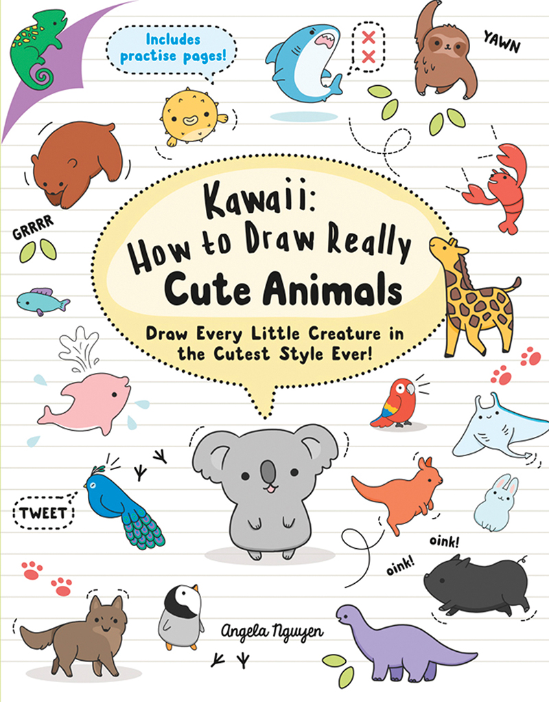 Search Press | How to Draw: Kawaii Animals by Yishan Li