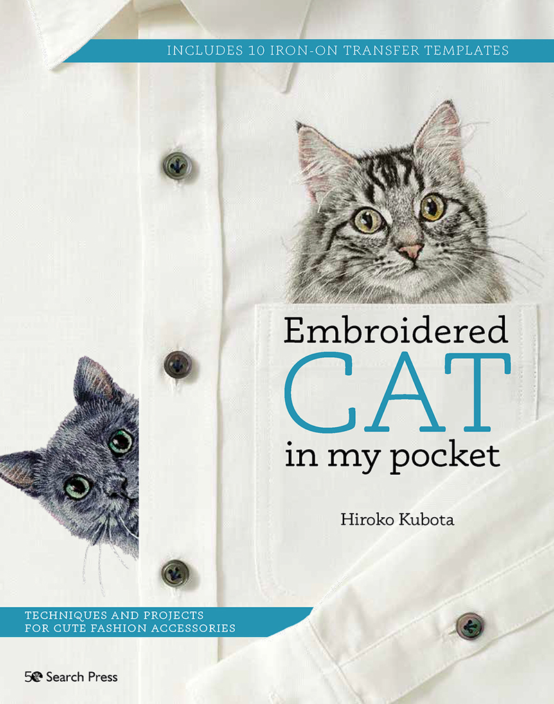 Embroidered Cat in My Pocket