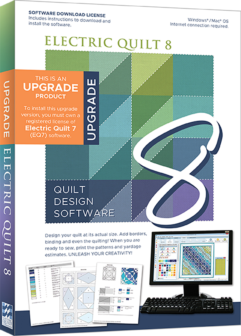 Electric Quilt 8 (EQ8) Upgrade Quilt Design Software