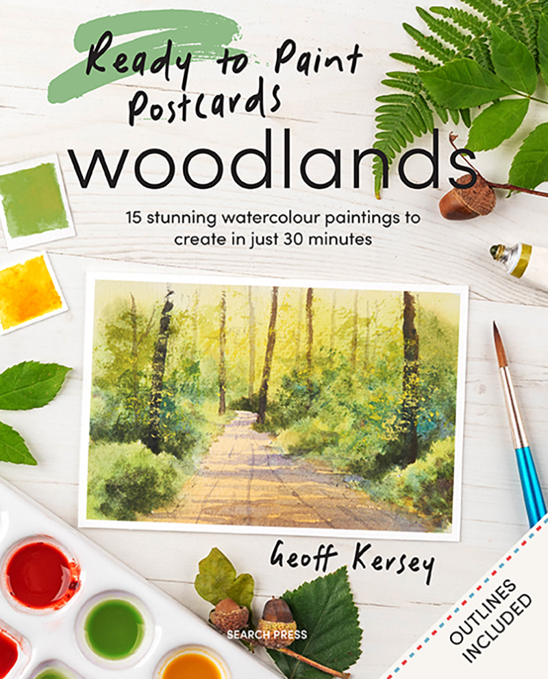 Ready to Paint Postcards: Woodlands