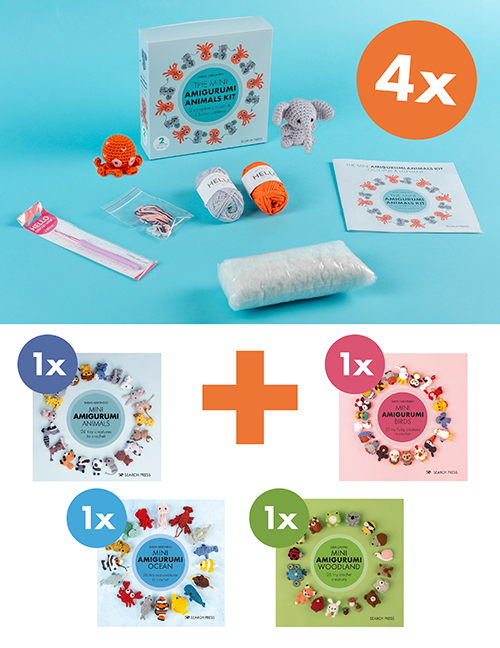 The Mini Amigurumi Animals Kit Bundle