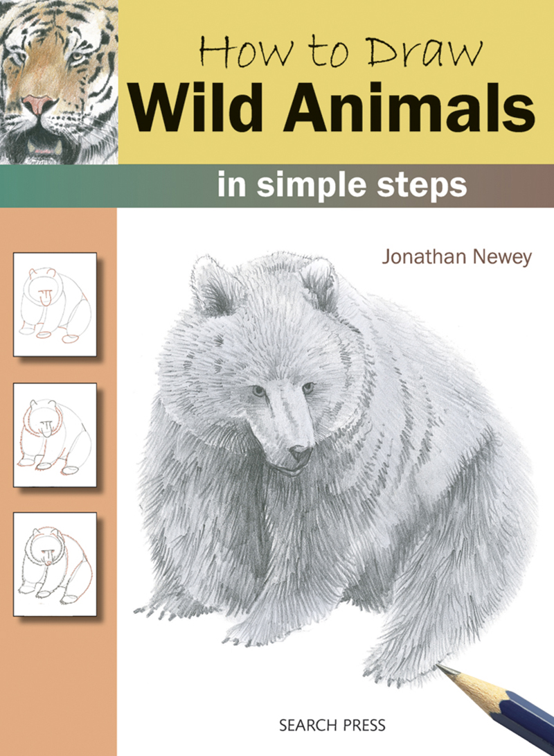 Wild Animals Artist Sketching Made Easy Drawing Set - Quickdraw Supplies-saigonsouth.com.vn